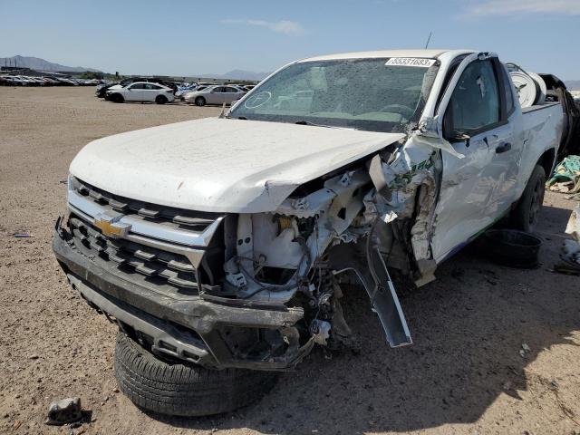 1GCHSBEA3M1121373 - 2021 CHEVROLET COLORADO WHITE photo 1