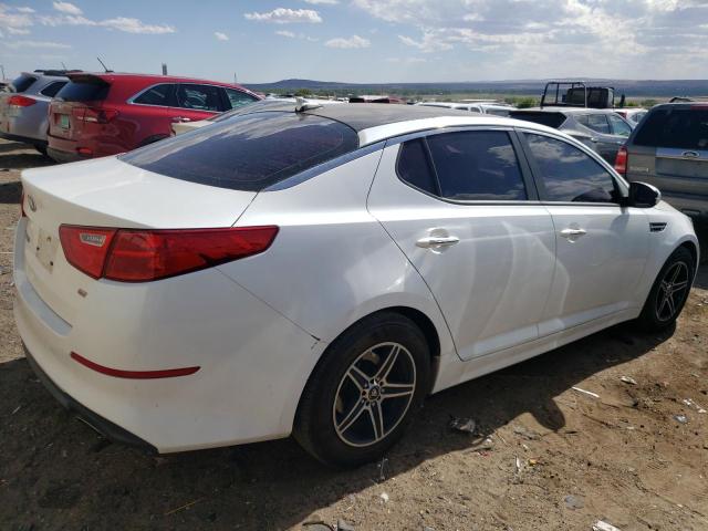 KNAGM4A75F5664969 - 2015 KIA OPTIMA LX WHITE photo 3