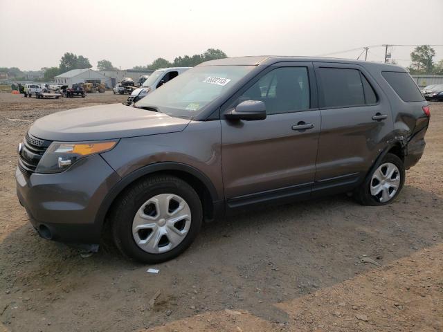 1FM5K8AR4DGC63791 - 2013 FORD EXPLORER POLICE INTERCEPTOR GRAY photo 1