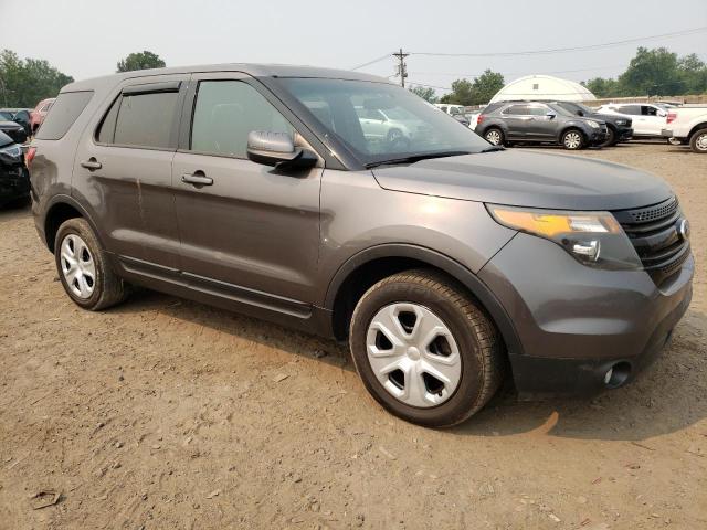 1FM5K8AR4DGC63791 - 2013 FORD EXPLORER POLICE INTERCEPTOR GRAY photo 4