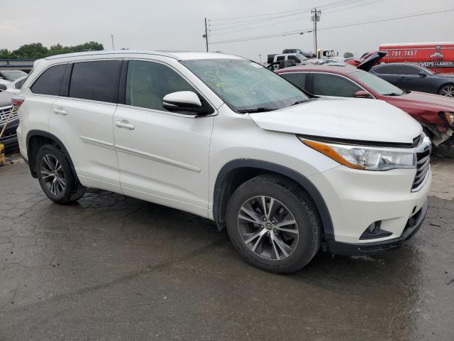 5TDJKRFH0GS321785 - 2016 TOYOTA HIGHLANDER XLE Blanco foto 4