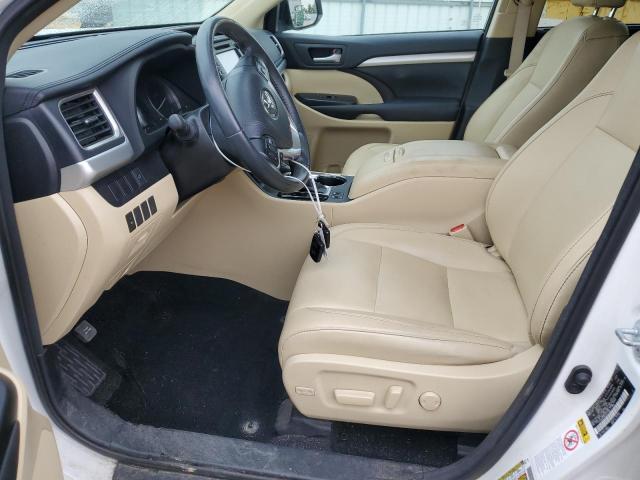 5TDJKRFH0GS321785 - 2016 TOYOTA HIGHLANDER XLE Blanco foto 7