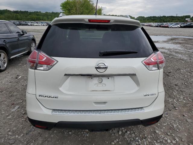KNMAT2MV6GP644889 - 2016 NISSAN ROGUE S WHITE photo 6