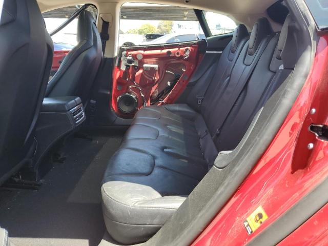 5YJSA1S10EFP33160 - 2014 TESLA MODEL S 红色 照片 10