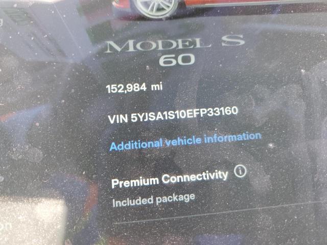 5YJSA1S10EFP33160 - 2014 TESLA MODEL S 红色 照片 13