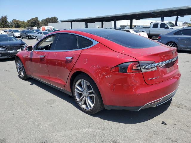 5YJSA1S10EFP33160 - 2014 TESLA MODEL S 红色 照片 2