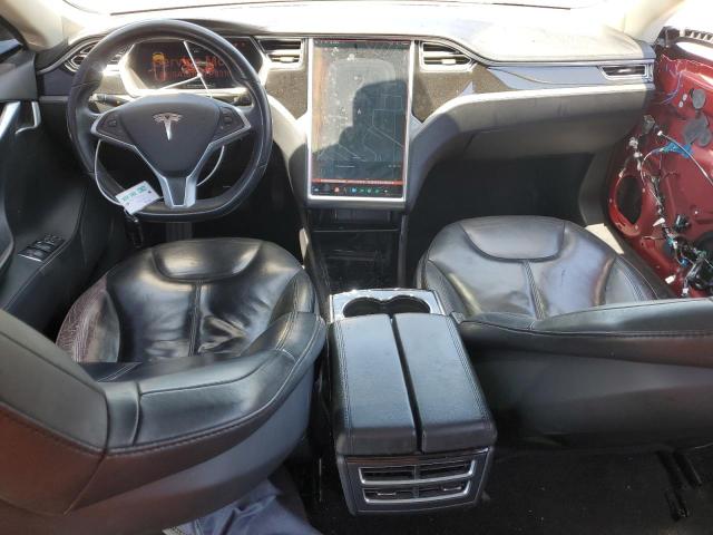 5YJSA1S10EFP33160 - 2014 TESLA MODEL S 红色 照片 8