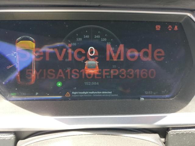 5YJSA1S10EFP33160 - 2014 TESLA MODEL S 红色 照片 9