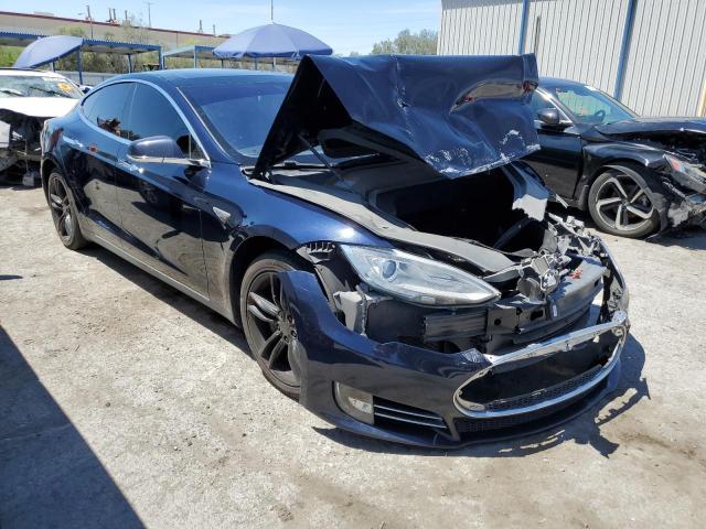 5YJSA1CN8DFP14047 - 2013 TESLA MODEL S Mavi foto 4