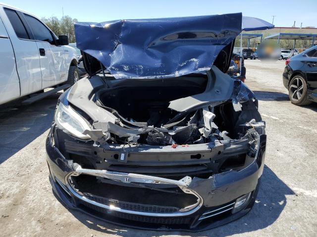 5YJSA1CN8DFP14047 - 2013 TESLA MODEL S Mavi foto 5