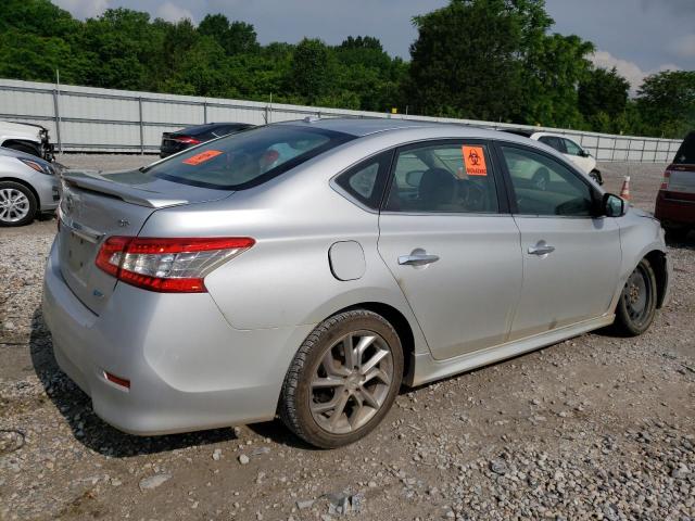 3N1AB7AP0DL704567 - 2013 NISSAN SENTRA S SILVER photo 3