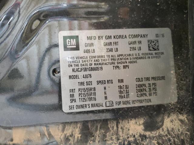 KL4CJFSB1GB660519 - 2016 BUICK ENCORE CONVENIENCE 灰色 照片 13