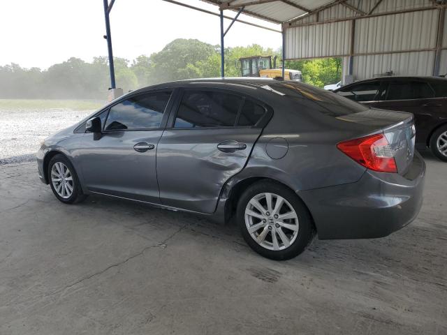 19XFB2F92CE045541 - 2012 HONDA CIVIC EXL GRAY photo 2