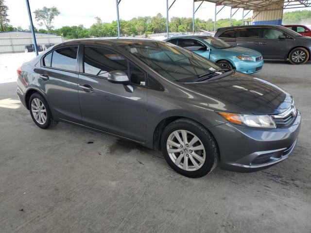 19XFB2F92CE045541 - 2012 HONDA CIVIC EXL GRAY photo 4