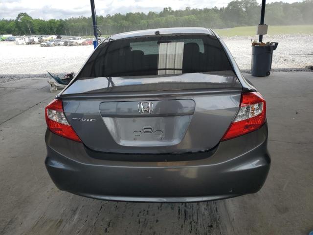 19XFB2F92CE045541 - 2012 HONDA CIVIC EXL GRAY photo 6