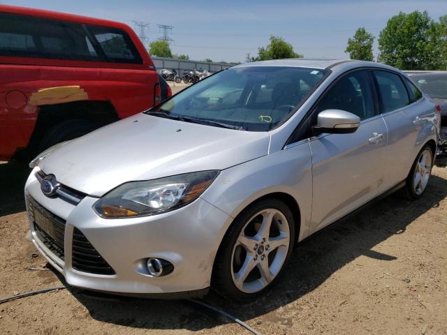 1FADP3J26DL113217 - 2013 FORD FOCUS TITANIUM SILVER photo 1