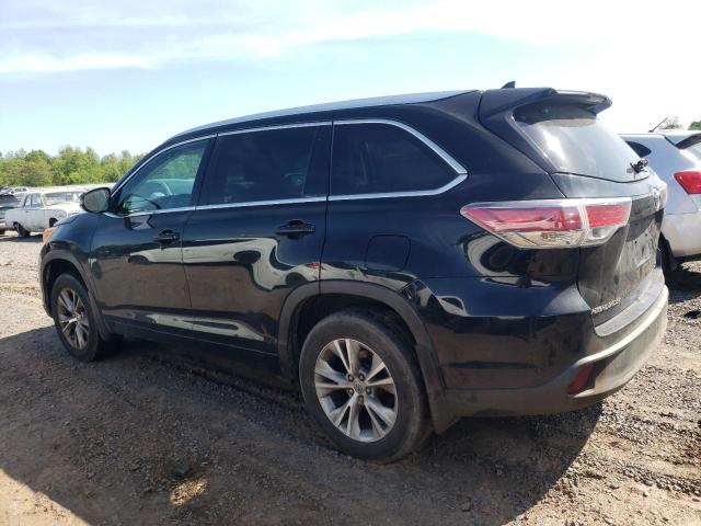 5TDJKRFH2ES023445 - 2014 TOYOTA HIGHLANDER XLE BLACK photo 2