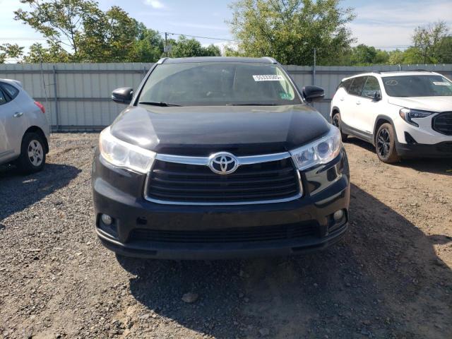 5TDJKRFH2ES023445 - 2014 TOYOTA HIGHLANDER XLE BLACK photo 5