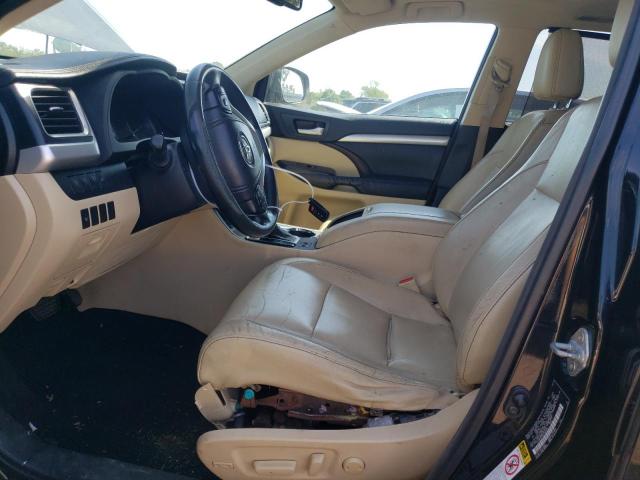 5TDJKRFH2ES023445 - 2014 TOYOTA HIGHLANDER XLE BLACK photo 7