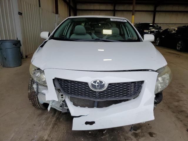 JTDBL40E09J045661 - 2009 TOYOTA COROLLA LE BASE WHITE photo 5
