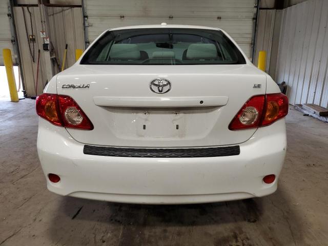 JTDBL40E09J045661 - 2009 TOYOTA COROLLA LE BASE WHITE photo 6