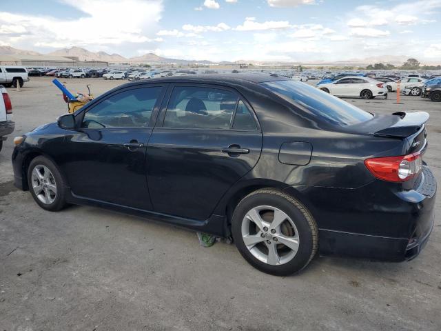 2T1BU4EE6CC813927 - 2012 TOYOTA COROLLA BASE BLACK photo 2