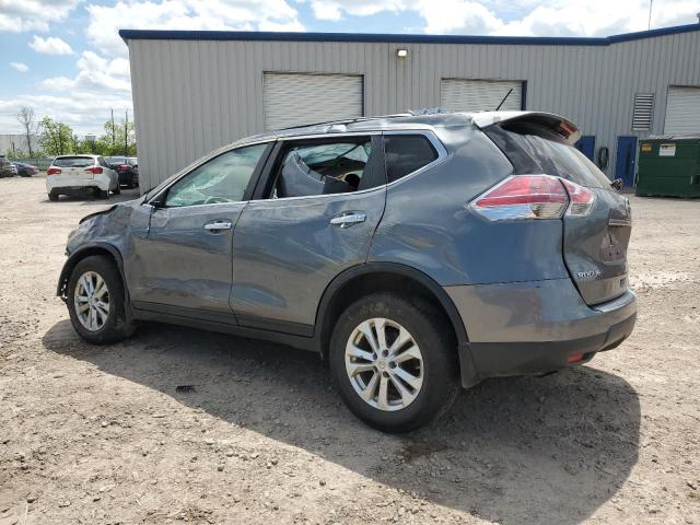 5N1AT2MVXEC860809 - 2014 NISSAN ROGUE S GRAY photo 2