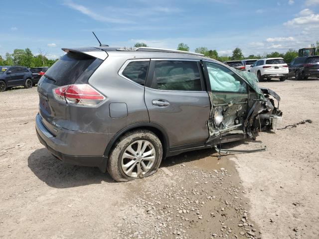 5N1AT2MVXEC860809 - 2014 NISSAN ROGUE S GRAY photo 3