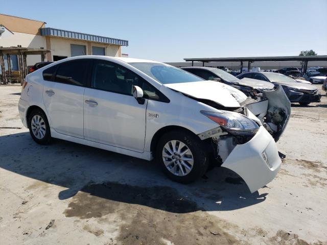 JTDKN3DP3E3059584 - 2014 TOYOTA PRIUS PLUG WHITE photo 4