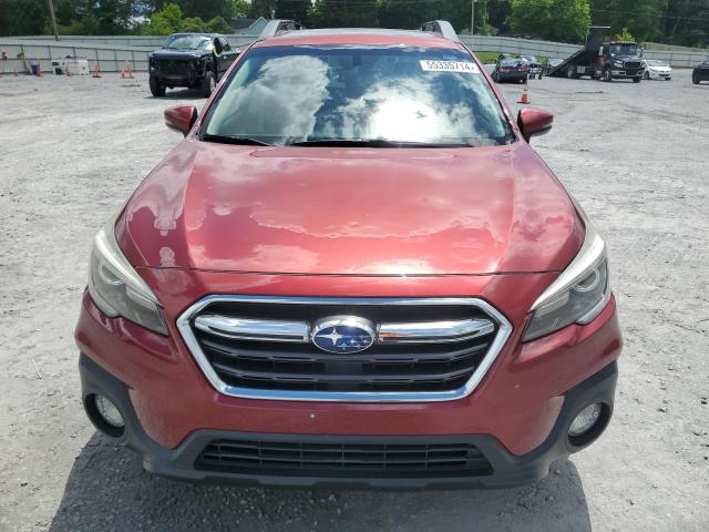 4S4BSANC3K3202453 - 2019 SUBARU OUTBACK 2.5I LIMITED RED photo 5