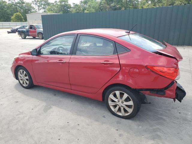 KMHCU4AE6DU277474 - 2013 HYUNDAI ACCENT GLS RED photo 2
