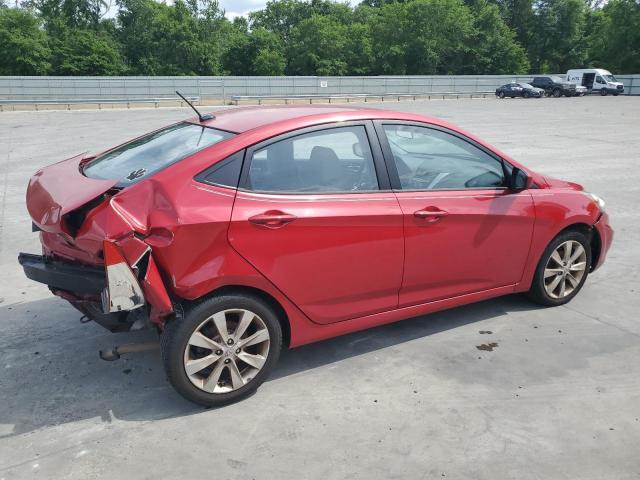 KMHCU4AE6DU277474 - 2013 HYUNDAI ACCENT GLS RED photo 3