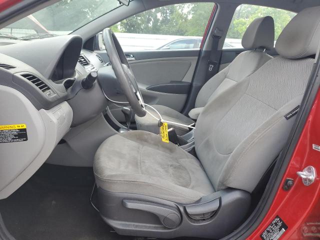 KMHCU4AE6DU277474 - 2013 HYUNDAI ACCENT GLS RED photo 7