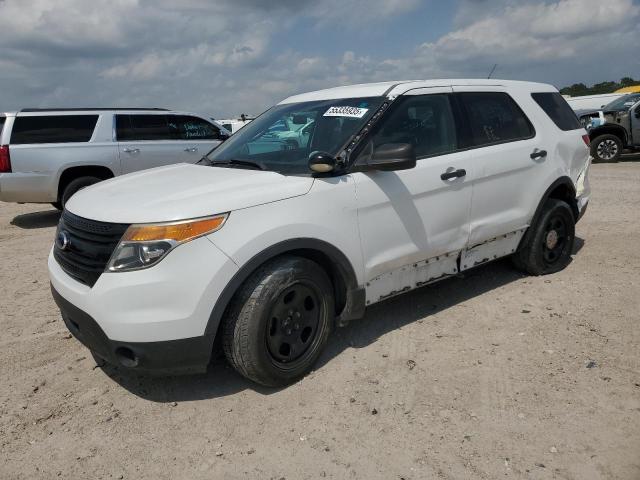 1FM5K8AR5FGC08382 - 2015 FORD EXPLORER POLICE INTERCEPTOR თეთრი ფოტო 1