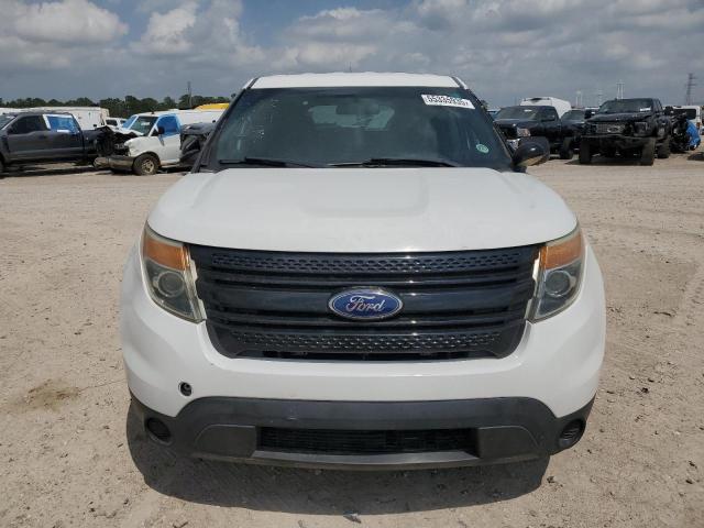 1FM5K8AR5FGC08382 - 2015 FORD EXPLORER POLICE INTERCEPTOR თეთრი ფოტო 5