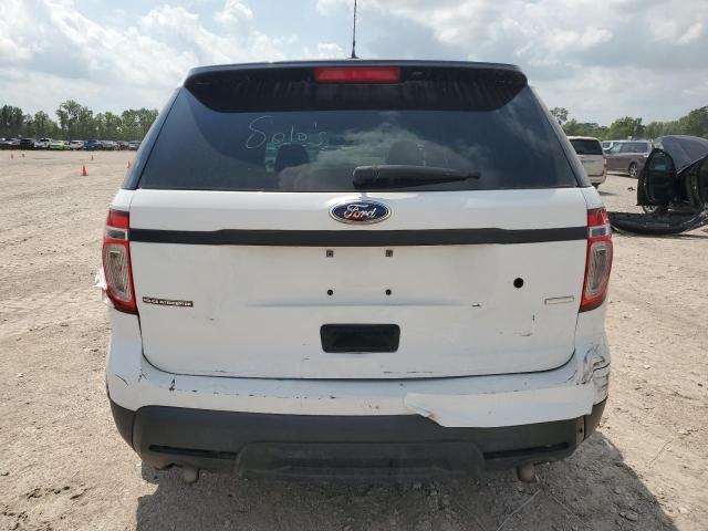 1FM5K8AR5FGC08382 - 2015 FORD EXPLORER POLICE INTERCEPTOR თეთრი ფოტო 6