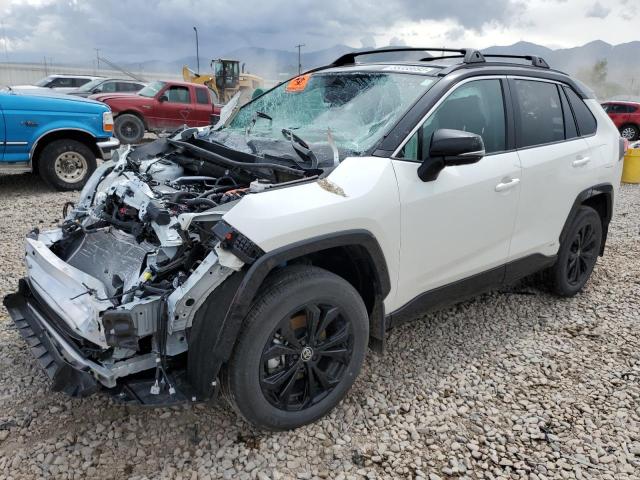 4T3E6RFV2NU072400 - 2022 TOYOTA RAV4 XSE WHITE photo 1