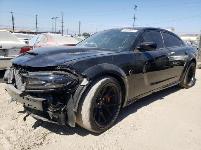 2C3CDXL90MH640882 - 2021 DODGE CHARGER SRT HELLCAT BLACK photo 1