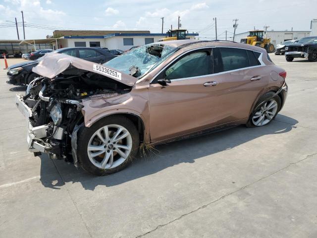 SJKCH5CP3JA050895 - 2018 INFINITI QX30 BASE PINK photo 1