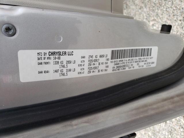 2A8HR64X99R572313 - 2009 CHRYSLER TOWN & COU LIMITED SILVER photo 14