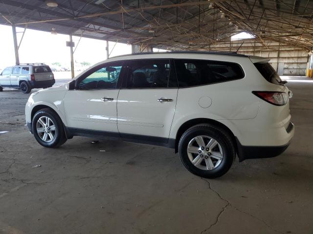 1GNKRJKD7DJ237774 - 2013 CHEVROLET TRAVERSE LT WHITE photo 2