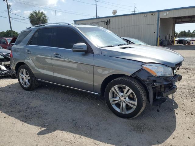 4JGDA5HB7EA276870 - 2014 MERCEDES-BENZ ML 350 4MATIC SILVER photo 4