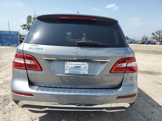 4JGDA5HB7EA276870 - 2014 MERCEDES-BENZ ML 350 4MATIC SILVER photo 6