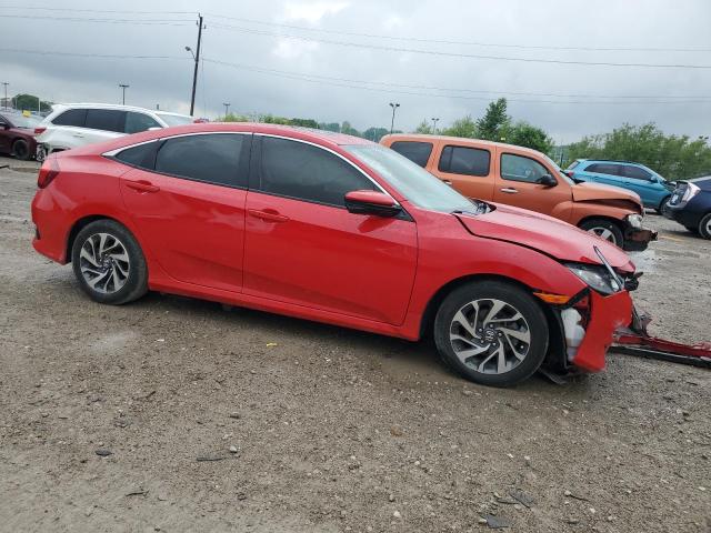 2HGFC2F74JH538314 - 2018 HONDA CIVIC EX RED photo 4