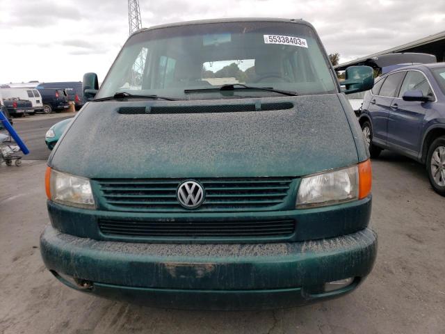 WV2MB47061H150675 - 2001 VOLKSWAGEN EUROVAN MV GREEN photo 5