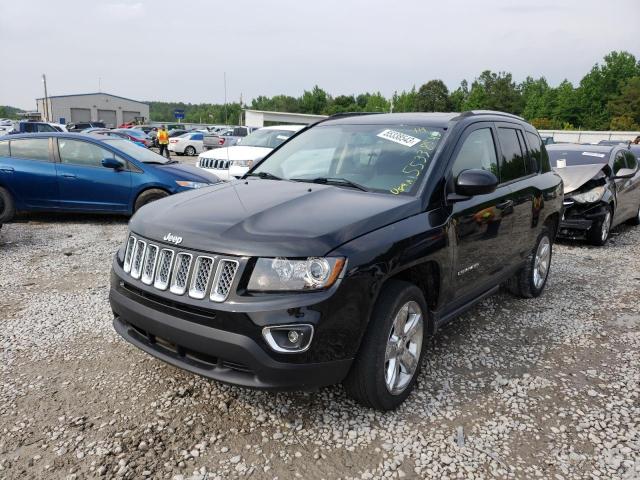 1C4NJCCB1ED652627 - 2014 JEEP COMPASS LIMITED BLACK photo 1