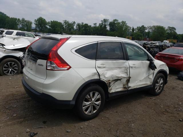 5J6RM4H76EL075628 - 2014 HONDA CR-V EXL WHITE photo 3