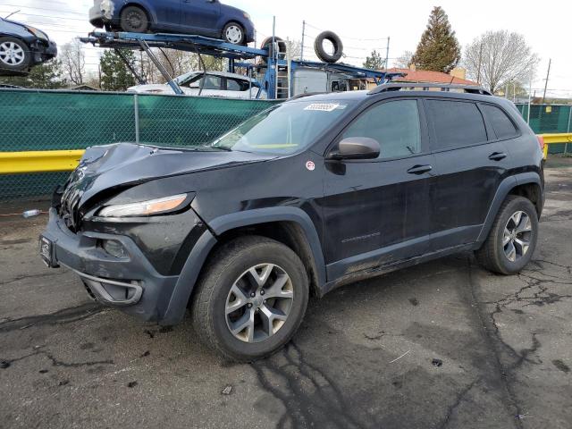 1C4PJMBS9FW521872 - 2015 JEEP CHEROKEE TRAILHAWK BLACK photo 1