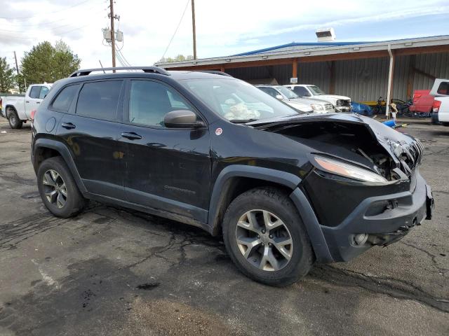 1C4PJMBS9FW521872 - 2015 JEEP CHEROKEE TRAILHAWK BLACK photo 4