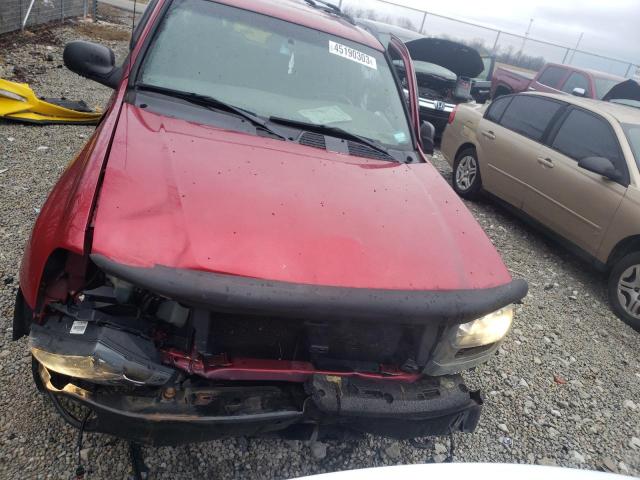 1GNDT13S822380473 - 2002 CHEVROLET TRAILBLAZE RED photo 5